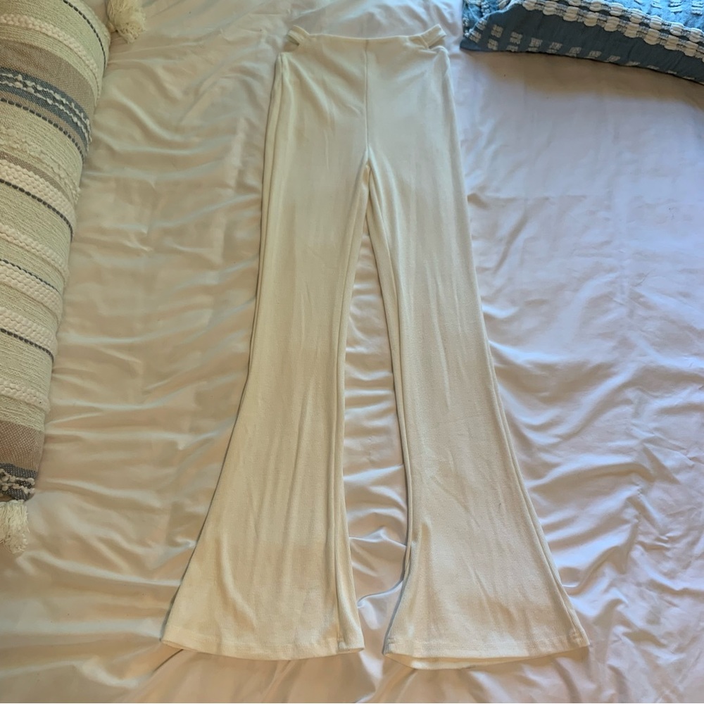 White Thong Pants